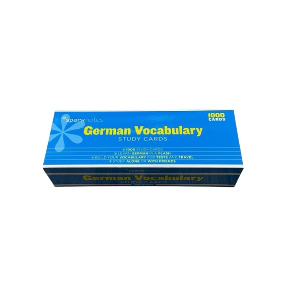 2006 Sparknotes German Vocabulary Study Cards 1000 Cards Open Box - Picture 1 of 7